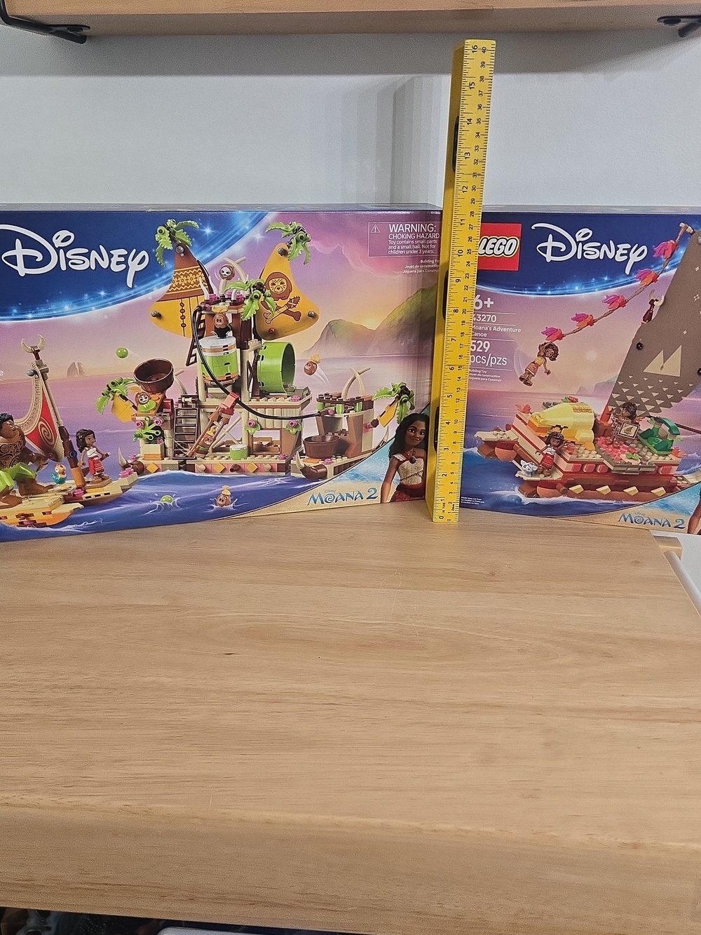 LEGO Disney Moana 2 Kakamora Barge 43258 & Moana's Adventure Canoe Set Sealed
